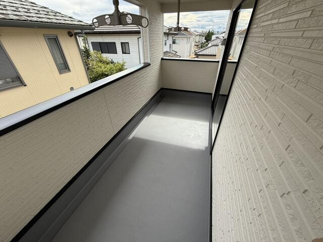 クレイドルガーデン宇都宮市中久保第3　新築一戸建てのバルコニー