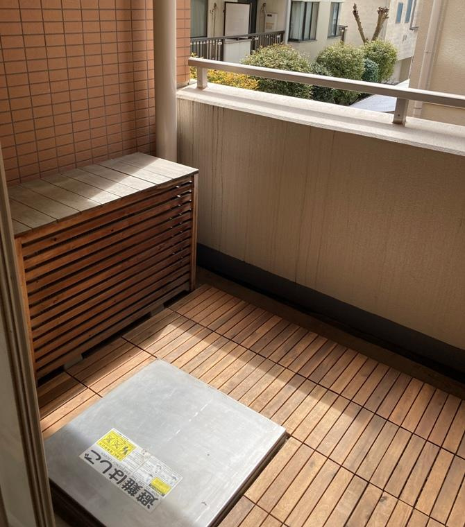 アルシオン経堂のバルコニー