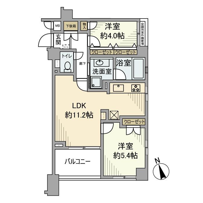 アルシオン経堂の間取り