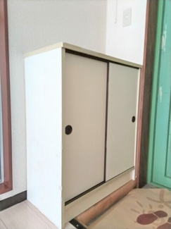 ☆単身の方にもちょうどよい大きさのシューズボックス