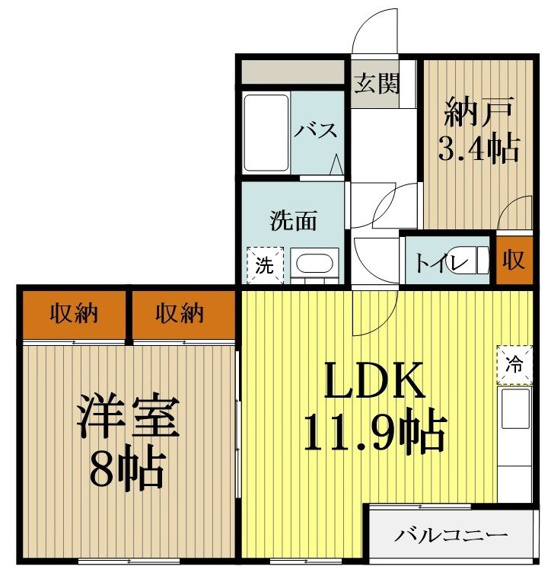 和室から洋室へリニューアル済み！