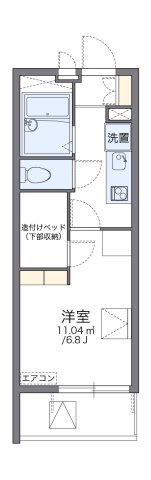 【間取り】 | レオパレスひまわり荘 | 代表的な間取のため実際の間取とは異なる場合があります