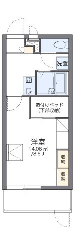【間取り】 | レオパレススリーアローズ