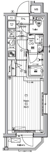 【間取り】 | PREMIUM CUBE 新宿中井