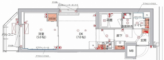 【間取り】 | ハーモニーレジデンス神楽坂ヒルズthird