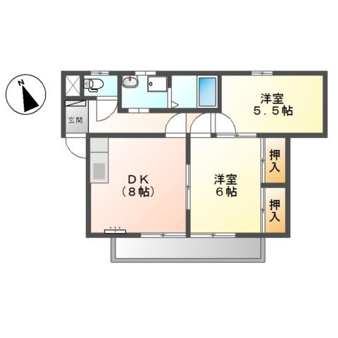 エクセレンス矢頭の間取り