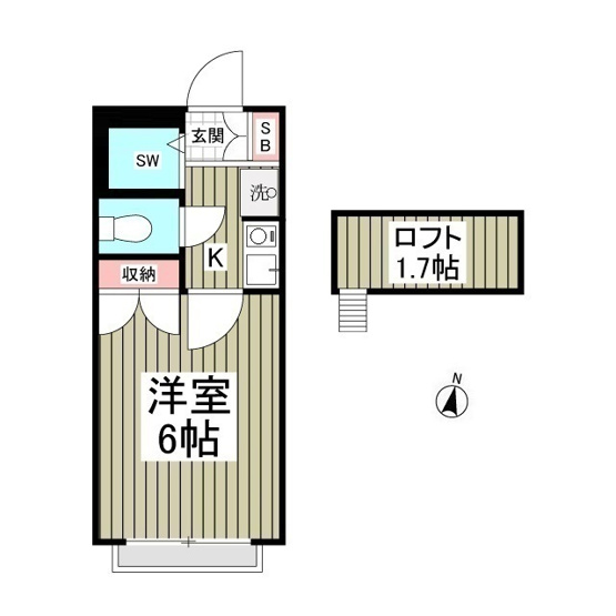 【間取り】 | ジュネパレス平塚10