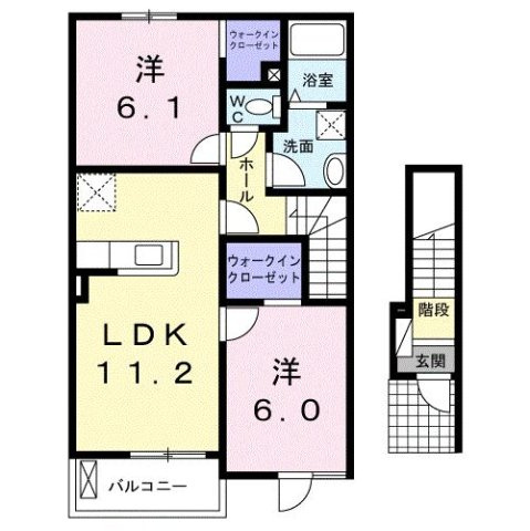 フロイデンス　２の間取り