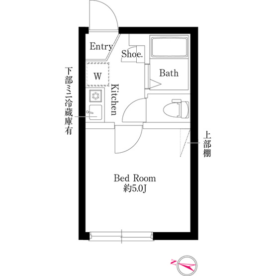 【間取り】 | ジャスミンテラス五反野