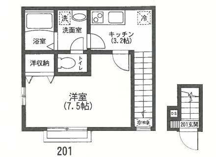 メゾンプリムールの間取り
