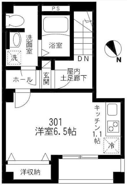ビューノ八重洲通りの間取り
