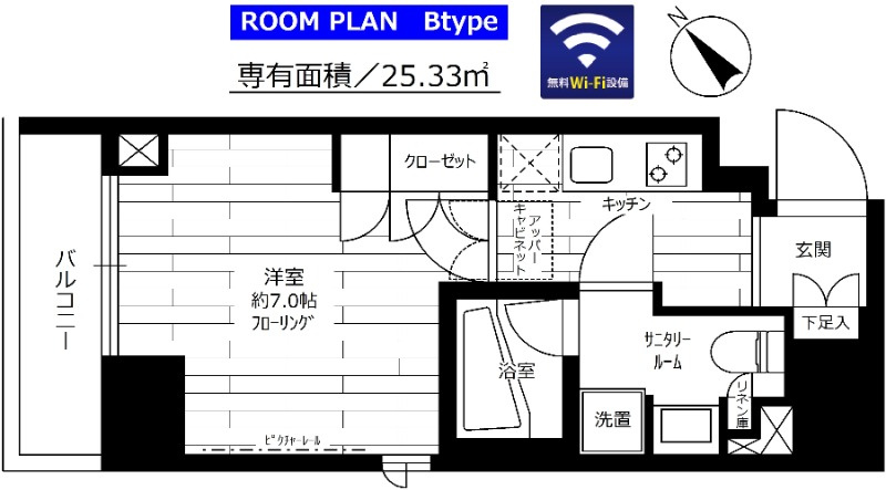 ステージファースト蔵前アジールコートの間取り