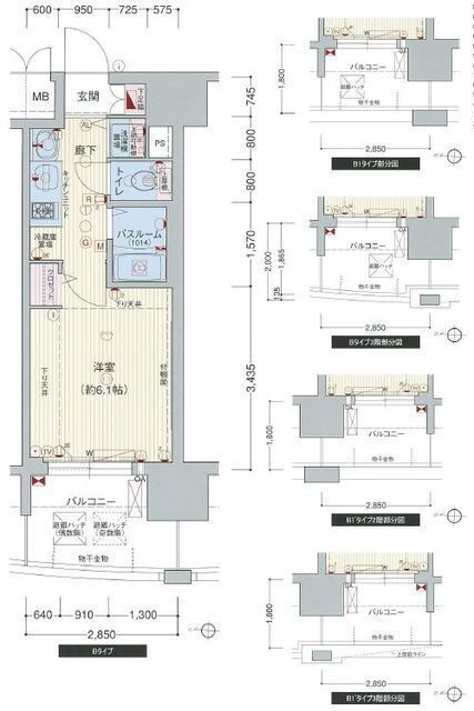 プレサンス桜通グレイスの間取り