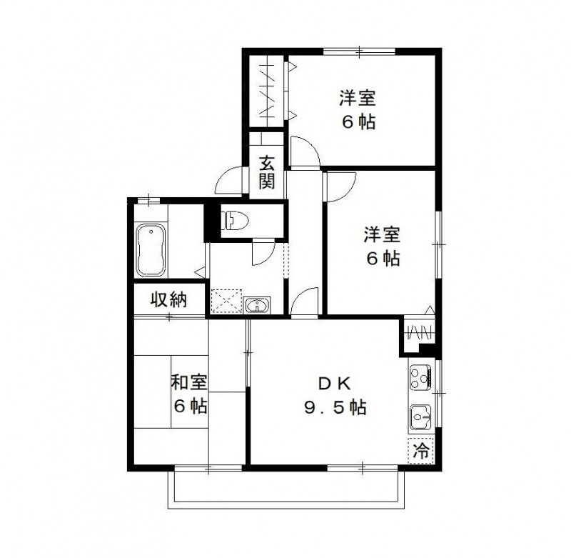 ボナールⅠの間取り