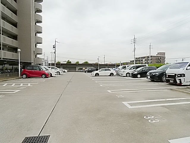 サウスヒルズ大清水の駐車場