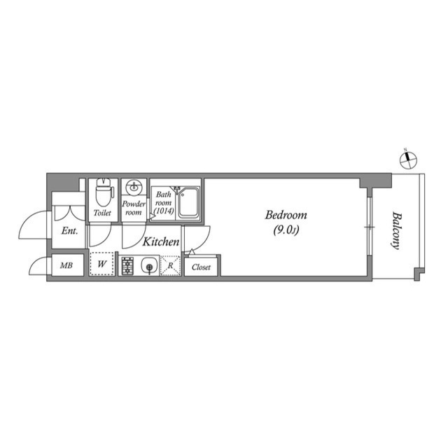 ArtizA堺東の間取り