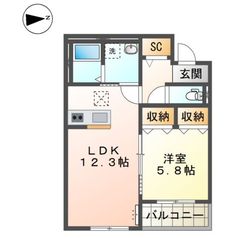 アウローラ本郷町の間取り