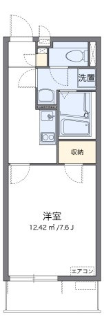 クレイノＳＡＳＡＬＡの間取り|代表的な間取のため実際の間取とは異なる場合があります
