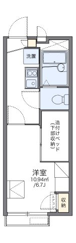 レオパレスシティパルつつじが丘の間取り