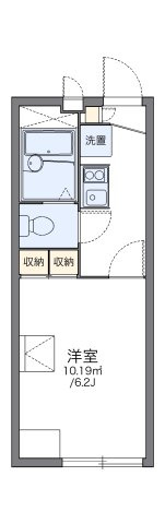 レオパレス一歩の間取り