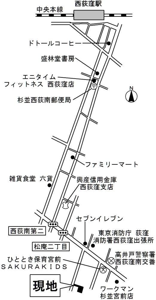 プチ ボナール西荻の周辺