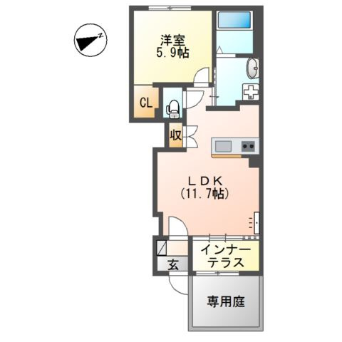 サニーテラスの間取り