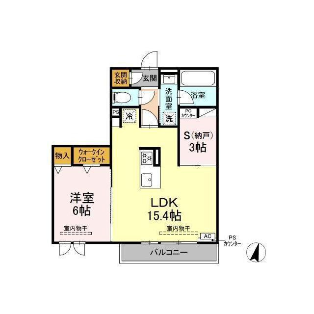 Clair島田の間取り