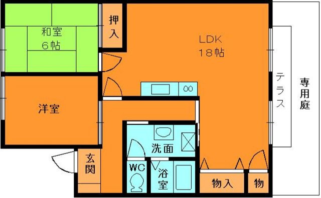 リバーシャトルの間取り