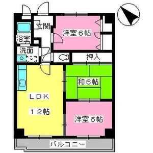 【間取り】 | グランシャリオ南大橋