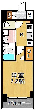 スプランディッド大阪ＷＥＳＴの間取り|★最新設備充実★