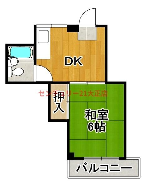 モリハイツの間取り