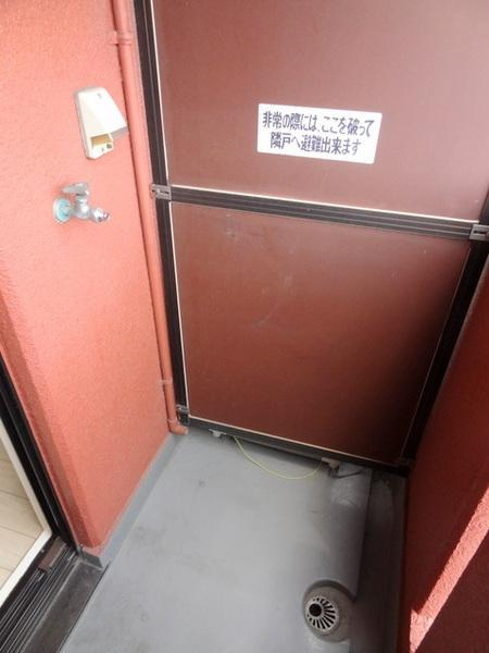 東洋プラザ泉尾のバルコニー|★洗濯機設置可★
