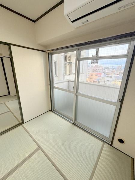 菊川マンションのバルコニー