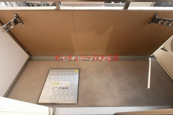 第3三先ハウスのバルコニー