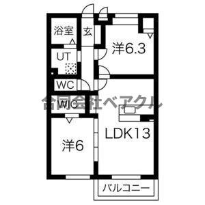 【間取り】 | グランシャリオ西院