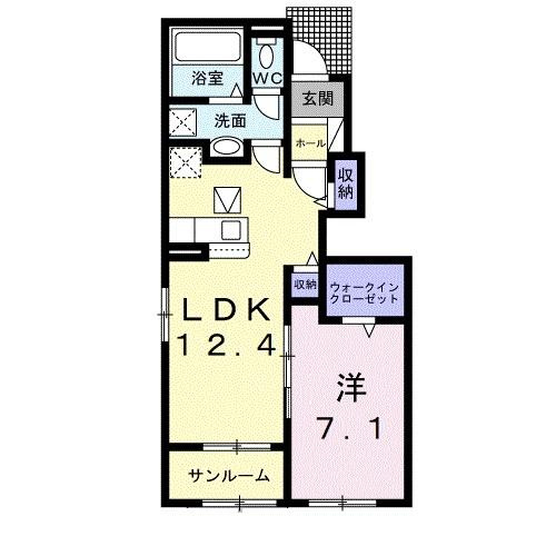 【間取り】 | フリージアＢ