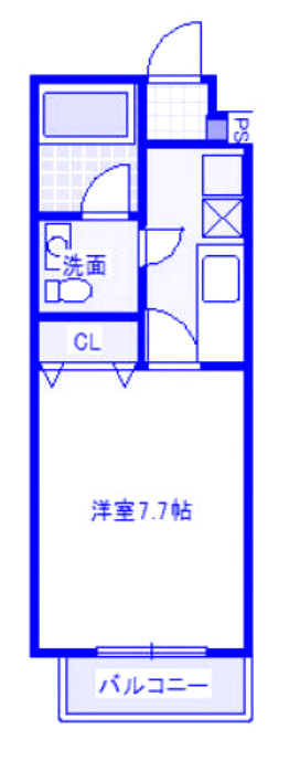 KU・ワコース大成Mの間取り