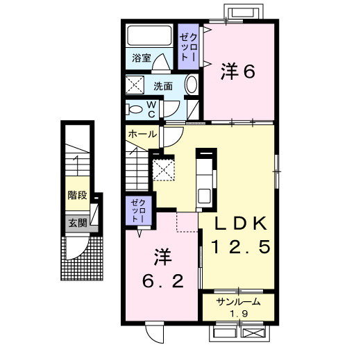 エムティハウスⅢの間取り