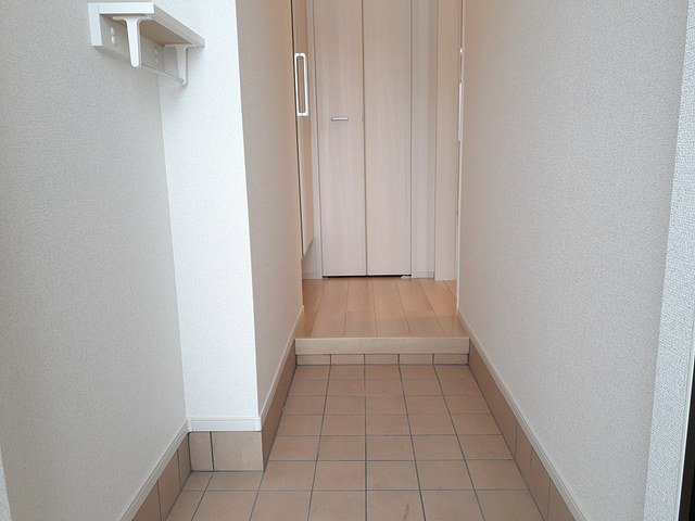 プラウド　横田Ⅱの玄関|毎日通る玄関はこちらです