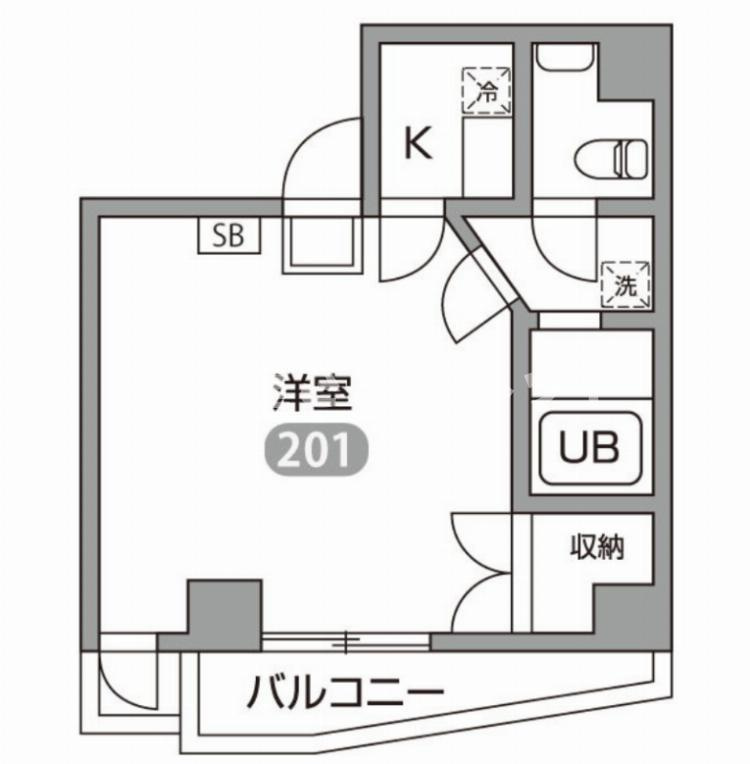 フロムファーストビル【おとり物件なし】#学生・社会人にオススメ！初期費用分割払いOK！の間取り