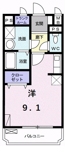 ＫＵＲＡＳＵＫＡ１２の間取り