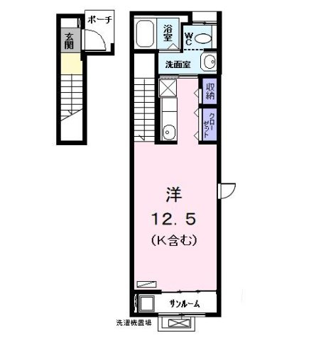 Ｔ・ＰＬＡＣＥ　Ⅱの間取り