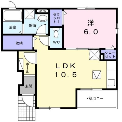 ララ・キャマクタⅠの間取り