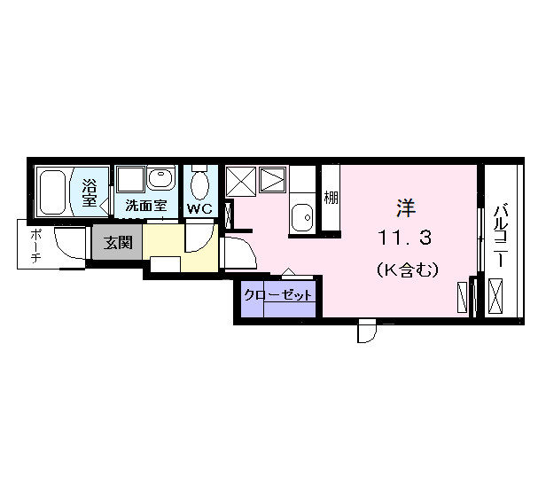 ファミ－ユ　マロミの間取り