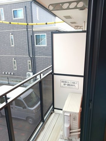 ドゥーハウスⅢのバルコニー