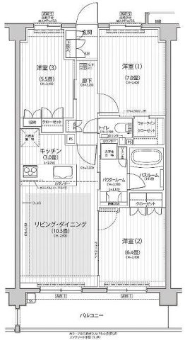 Ｎステージ東小金井の間取り