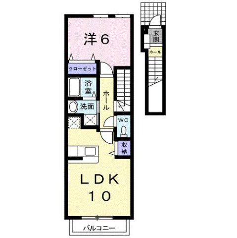 ケイズ・プラーサⅠの間取り