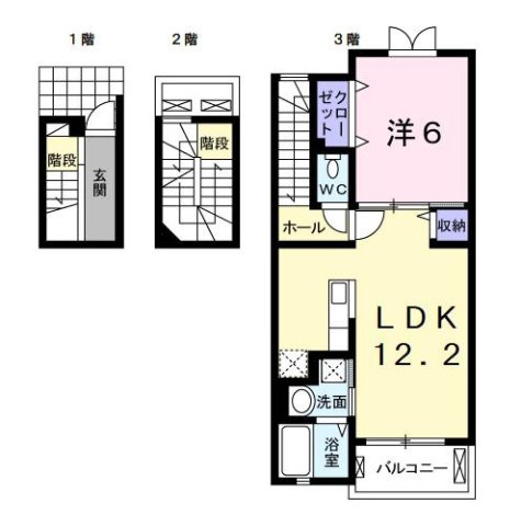 ふる～る本中山の間取り