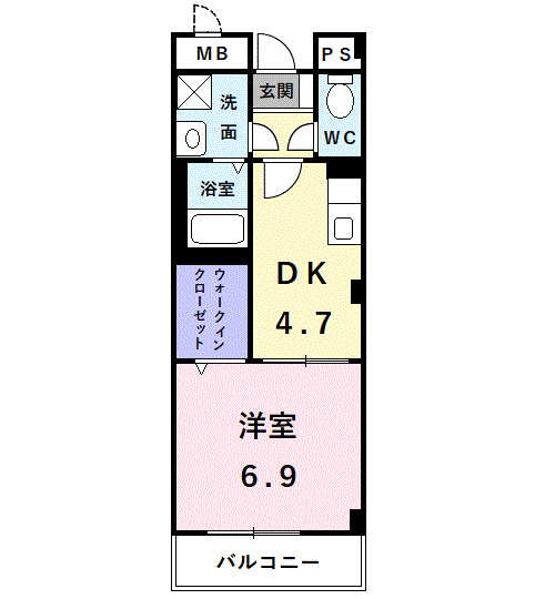 ソレアードスールの間取り