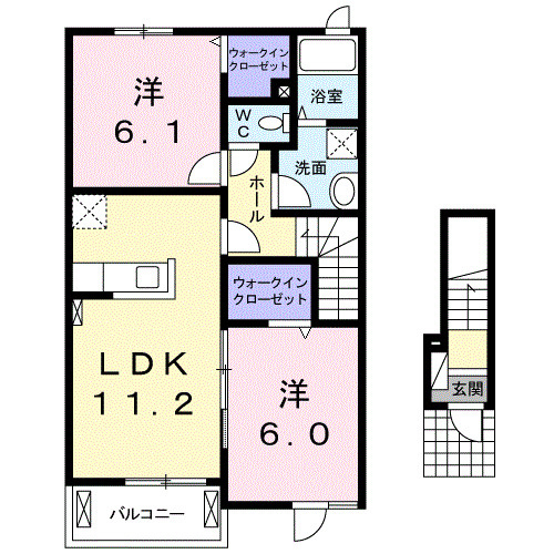 エアリーⅤの間取り